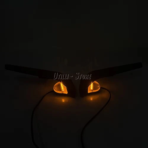 Motorcycle Rearview Mirrors Wind Wing with LED For Yamaha YZF R1 R1M 2020 - 2025 - Foto 6 di 22