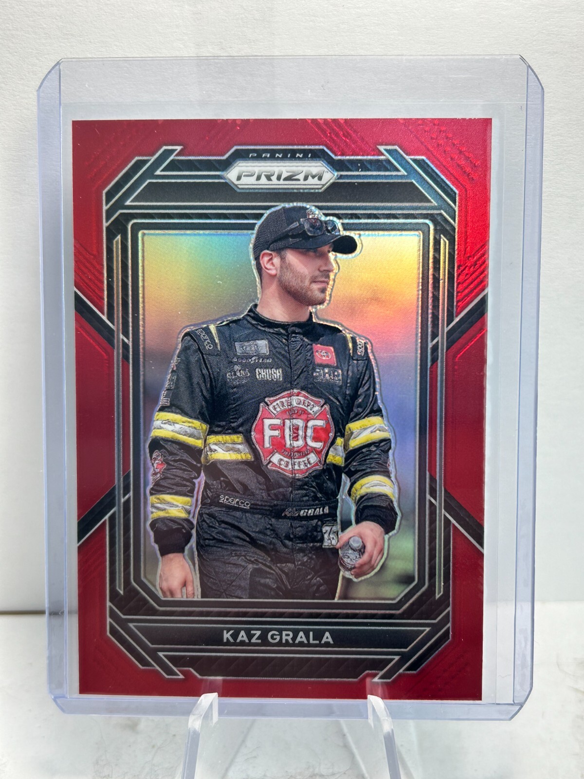 Kaz Grala 2023 Panini Prizm NASCAR Red Prizm