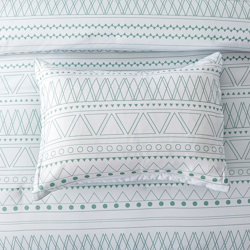 7PCS Striped Duvet Comforter Set Queen Size Fitted Sheet Bedding Pillowcases New - Picture 27 of 56