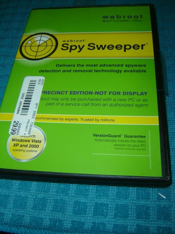 Spy Sweeper by Webroot for Windows Vista/XP/2000