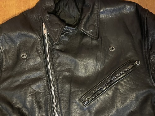 Vintage Harley Davidson Leather Jacket Eagle Motorcycle Biker Coat Black - Picture 14 of 24
