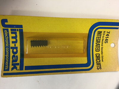 74145 BCD TO DECIMAL DECODER/DRIVER   NEW