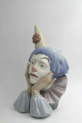 【美品】リヤドロ／メランコリー ピエロ ヘッド／5542 美品】リヤドロ／メランコリー ピエロ ヘッド／5542 - メルカリ