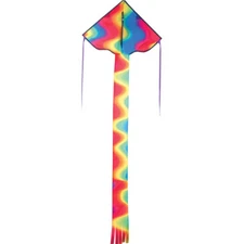 Kite Wavy Gradient Easy Flyer Single Line Kite With Winder & String PR 44239