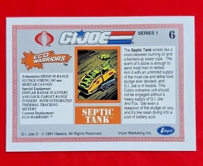 1991 Impel GI Joe Series 1 Trading Cards - Pick a Card # 1 to 100