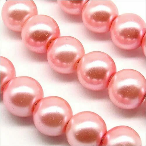 Perline sfuse di vetro rosa