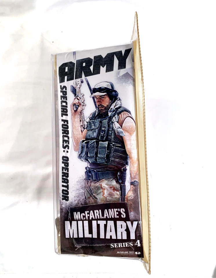 "Figura de acción McFarlane 7"" serie militar 4 fuerzas especiales del ejército: operador, 2007" Foto 4 de 4