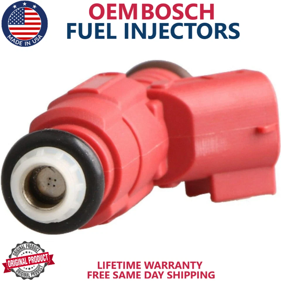 NEW x6 OEM BOSCH FUEL INJECTORS FOR 1999-2003 Ford Windstar 3.8L V6 #0280156161 - Image 4 of 4