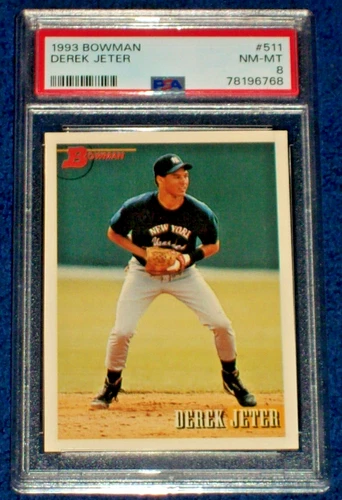 1993 Derek Jeter rookie #511 Bowman PSA 8 New York Yankees