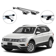 Fits VW Tiguan - Roof Rack Cross Bars - Load Bars - Silver