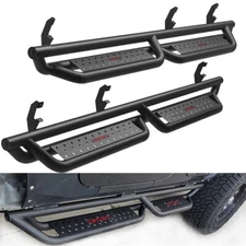 Running Boards for 2019-2026 Silverado Sierra 1500 Crew Cab Drop Bars Side Steps