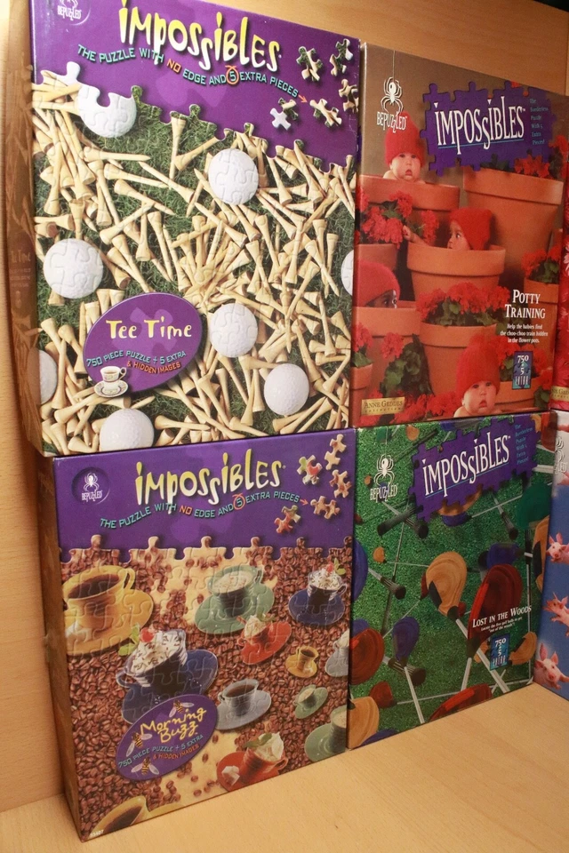 WOW - Impossibles Jigsaw Puzzle BePuzzled Borderless 750 Pieces + 5 Extra Pieces - Image 4 of 4