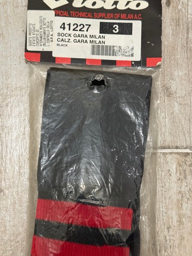 Milan LOTTO vintage socks calzettoni 1995 1997 Gullit Van Basten og vintage - Foto 2 di 3