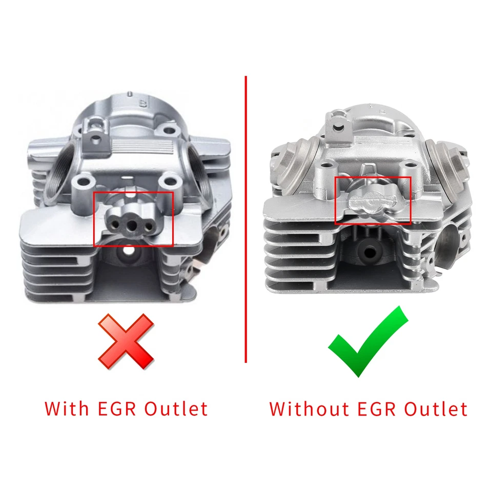 Engine Head Cylinder without EGR Fits Yamaha TT-R125 TTR125E TTR125LE 2000-2022 - Imagem 4 de 4