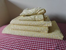 Vintage Laura Ashley Firenze Duvet Cover 76"x76"~2 Flat Sheets~Pair Pillowcases