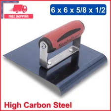 MARSHALLTOWN Straight Concrete Edger, 6 in Blade, Garden, High Carbon Steel Blue