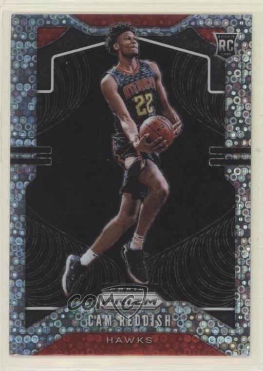 2019-20 Panini Prizm Rookie Fast Break Cam Reddish (Jumping Pose) #256 06oc