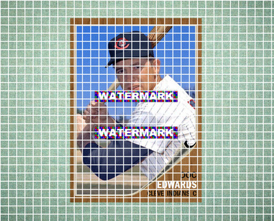 Doc Edwards Cleveland Indians 1962 Style Custom Baseball Art Card