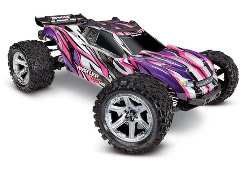 Traxxas 67076-4-PINK Remote Control Vehicle; RUSTLER ® VXL; Stadium Truck; 1/10