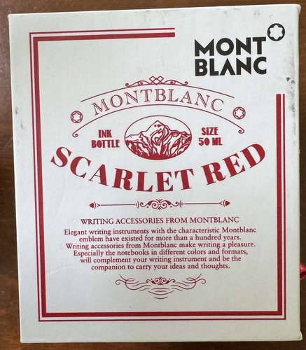 Montblanc’s Limited Edition Fountain Pen Ink, Scarlet Red - 第 3/4 張圖片