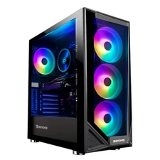 iBuyPower Desktop ARGB Lighting i7 64GB RAM SSD AMD RX580 Windows 11 Gaming PC