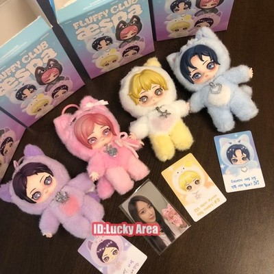 Aespa Fluffy Club Series Confirmed Blind Box Figures Toys Plush