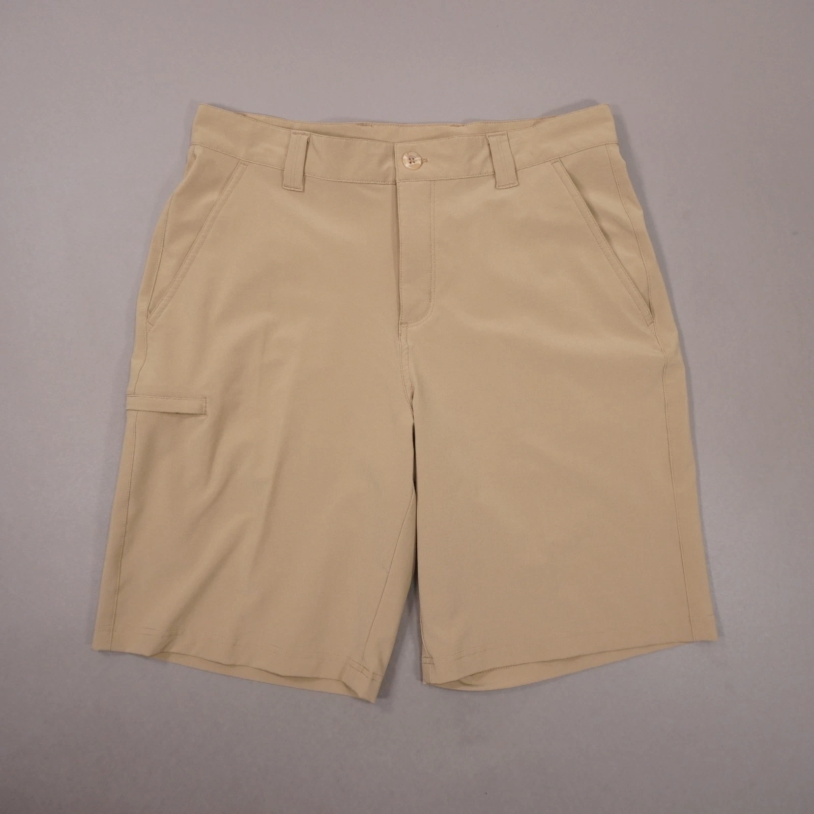 Columbia PFG Grander Marlin II Offshore 10" Shorts Mens 32 Brown FM4602 EUC