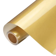 Gold Permanent Vinyl, 10 Inch x 9.8ft Vinyl Roll