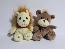 Vintage Enesco Precious Moments Tender Tails Teddy Bear  Lion Beanbag Plush 7"