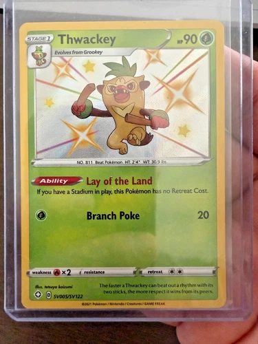 Thwackey Shiny Holo Rare Shining Fates: Shiny Vault SV005/SV122 LP