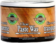 Trewax Paste Wax with Carnauba Wax, Clear, 12.35-Ounce