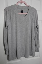 GAP Light Grey Maternity Long Sleeve Top
