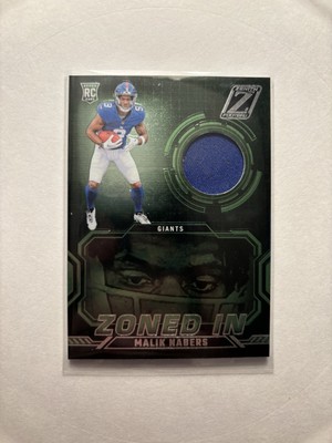 2024 Panini Zenith - Malik Nabers Zoned In Memorabilia Patch (RC