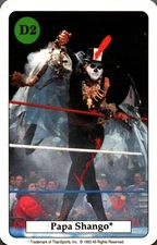 RARE - 1993 WWF Quartett Series 6 - Papa Shango D2 Hasbro - Amigo Germany