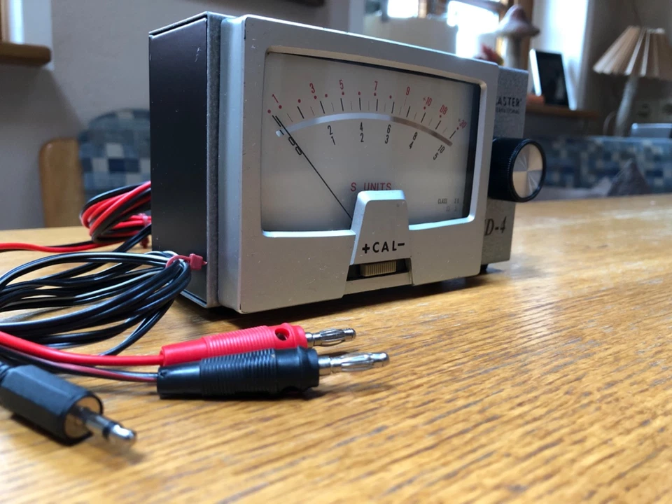 S-Meter -GEPRÜFT- CB - Master MD 4 -Top Zustand- FUNK S - Meter Groß Amateurfunk - Bild 2 von 4
