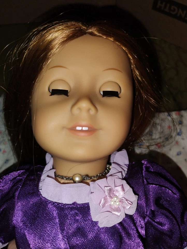 American Girl Doll Emily Bennett, red hair, blue eyes. Three outfits - Image 3 of 4