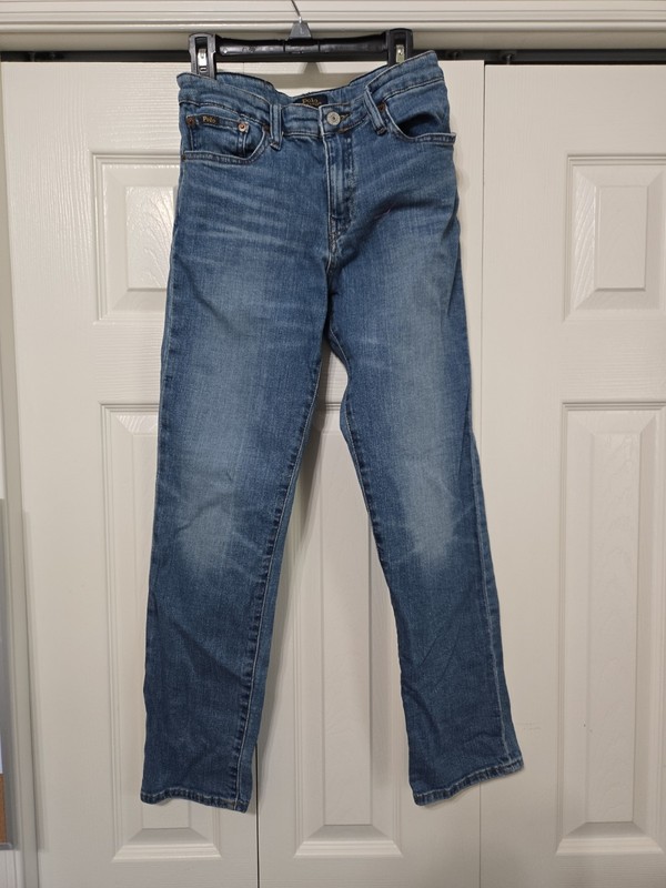 Lauren Ralph Lauren Classic Straight Jeans Womens 14 Blue Denim Cotton 