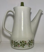 Vintage Figgjo Flint Norway Coffee Pot - MCM Scandinavian Design -Brazil Pattern