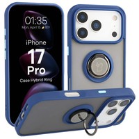 HandyhüLle Mit Fingergriff FüR Iphone 17 Pro Bizon Case Cover GetöNt/Dunkelblau