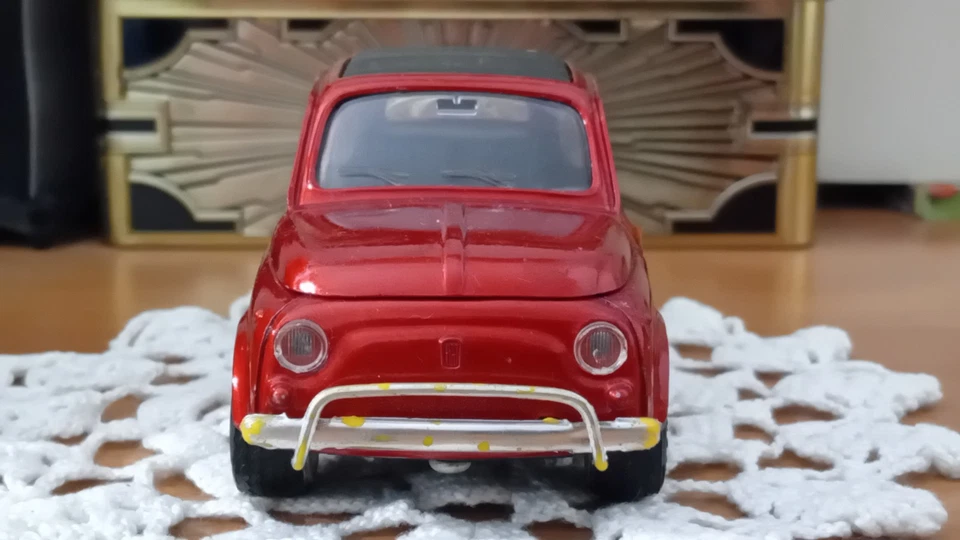 Politoys 1:25, Serie M: N°599 "FIAT 500L".  Fiat Abarth 595. Ottimo Stato! - Immagine 3 di 4