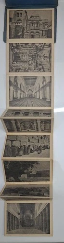 Judaica Palestine Rare Old Booklet with 22 small photos of The Holy Land