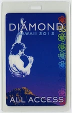 Neil Diamond 2012 Concert Tour All Access Laminated Backstage Pass