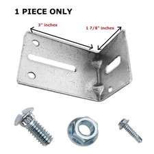 Garage Doors JB-4 Track Jamb Bracket Size 4, 1 7/8" x 3" Vertical Track
