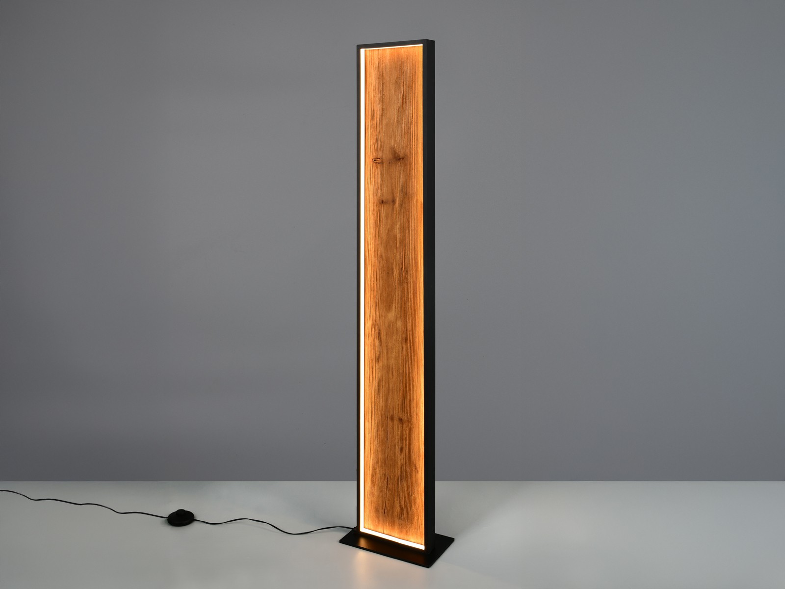 Lampada LED in legno dimmerabile per soggiorno foto 6