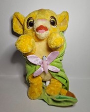 Disney Babies Lion King Baby Simba Plush Wrapped in Leaf Blanket 11  
