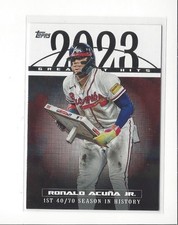 2024 Topps '23 Greatest Hits #23GH5 Ronald Acuna Jr. Braves