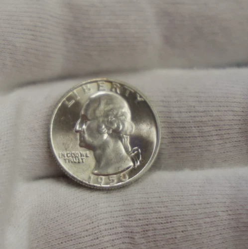 1950 D US Washington Quarter 25c Unc