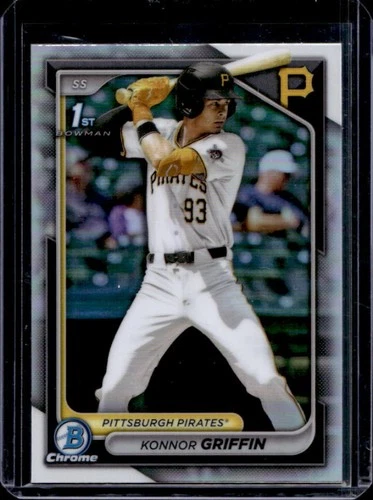2024 Bowman Draft Konnor Griffin Chrome 1st Prospect Refractor #BDC-22 Pirates