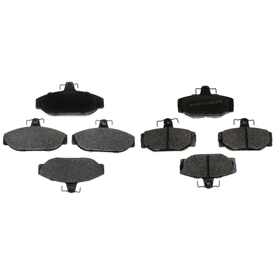 Pastillas de freno metálicas delanteras y traseras R-Line 1990 1989 1988 Volvo 760 - Raybestos Foto 4 de 4