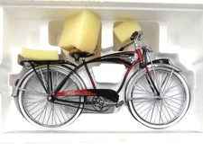 Schwinn Black Phantom 1990 Die Cast Quality Model  Xonex 1:6 Scale Bike & BOX